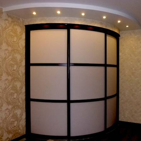 Радиусные шкафы купе, фотография 2