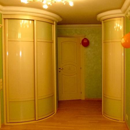 Радиусные шкафы купе, фотография 3
