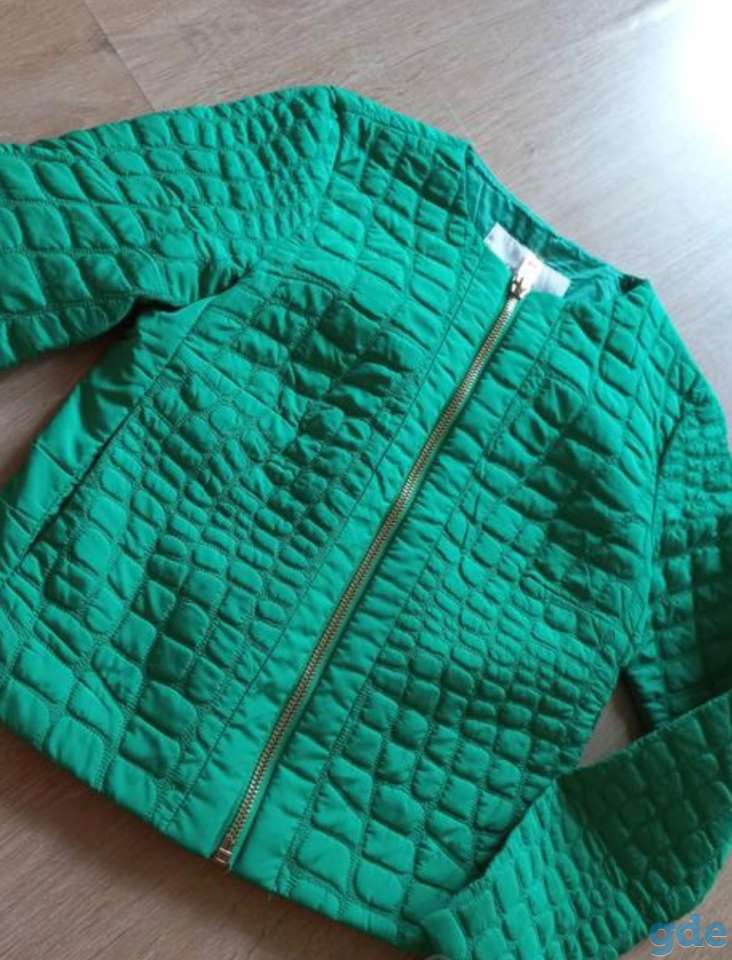 Куртка укороченная Oodji рр 36-38 спинка 48 рукав 53см, фотография 2