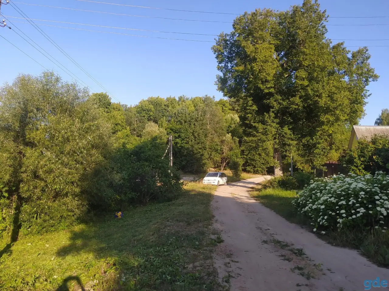 прекрасный участок на берегу озера Городно, Озёрная ул, 13, деревня Городнянский Мох, Новкинский сельсовет, район,, фотография 1