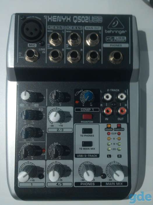 Behringer Xenyx Q502USB, фотография 1