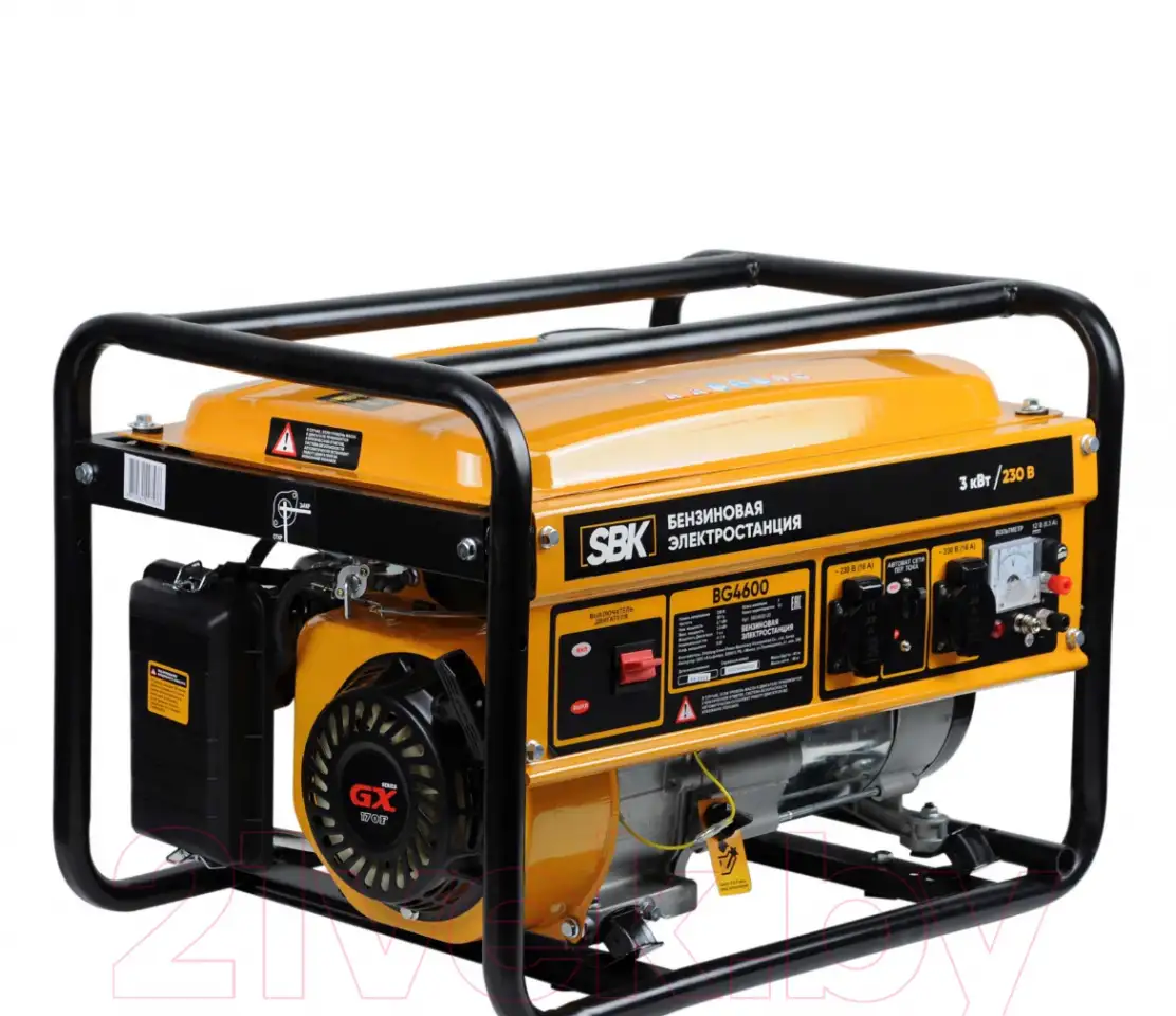 Бензиновый генератор SBK BG4600, фотография 2
