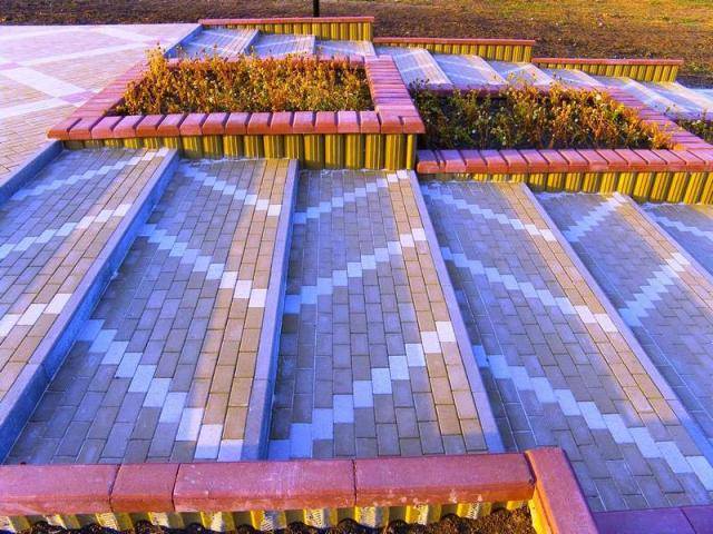 Укладка тротуарной плитки, фотография 7