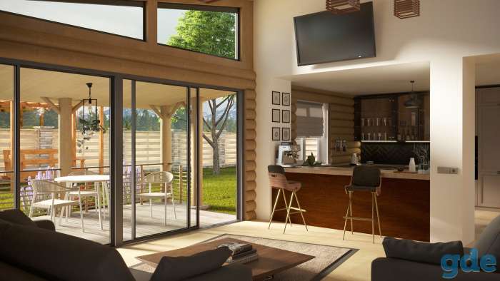 3D визуализация интерьера по вашему чертежу.  Работаю в 3Ds Max и corona render.  Цена 9 руб. кв/м. Две картинки входят, фотография 10