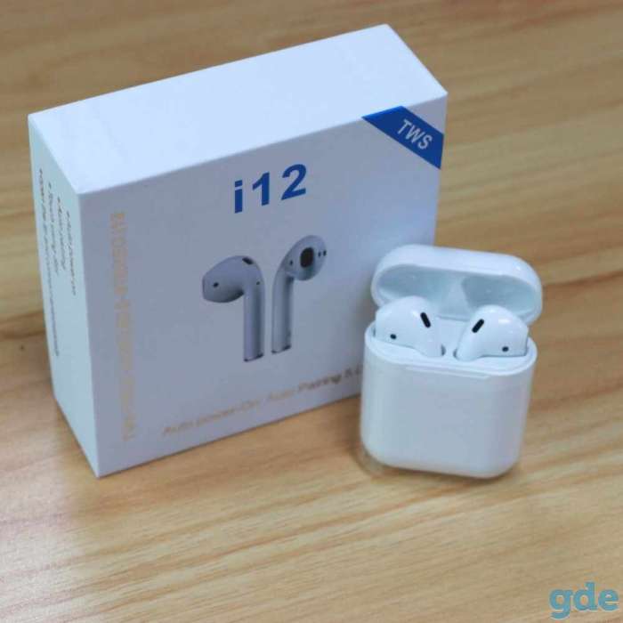 Беспроводные наушники i12 TWS, фотография 1