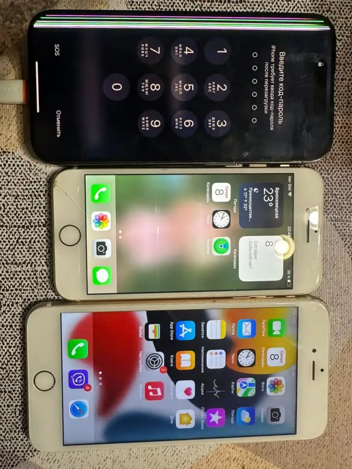Телефоны Iphone ЛОТ под восстановление,запчасти, фотография 1