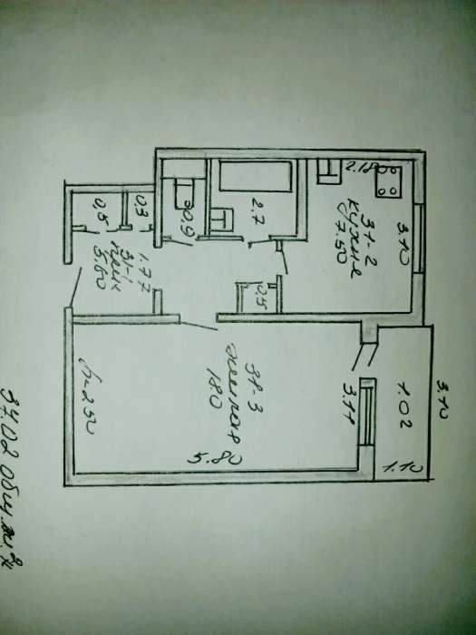 Продам 1 комнатную квартиру в г новолукомле, фотография 1