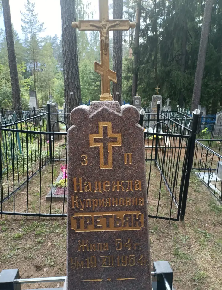Уборка могилы в Вилейке, ремонт памятников, фотография 5