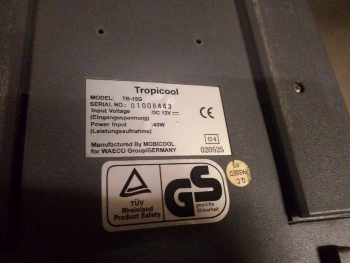 Автохолодильник WAECO Tropicool Bord Bar TB-15G-12, фотография 4