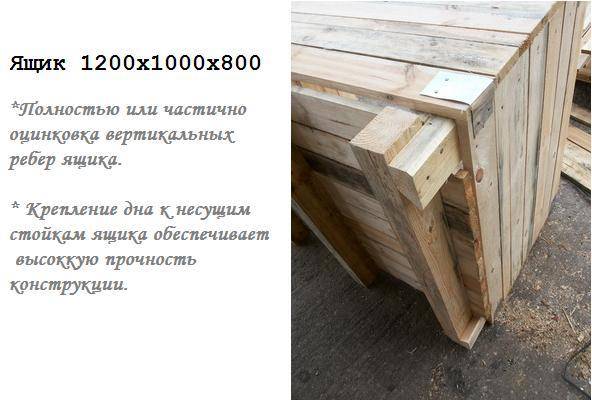 Деревянные контейнера для яблок, фотография 3