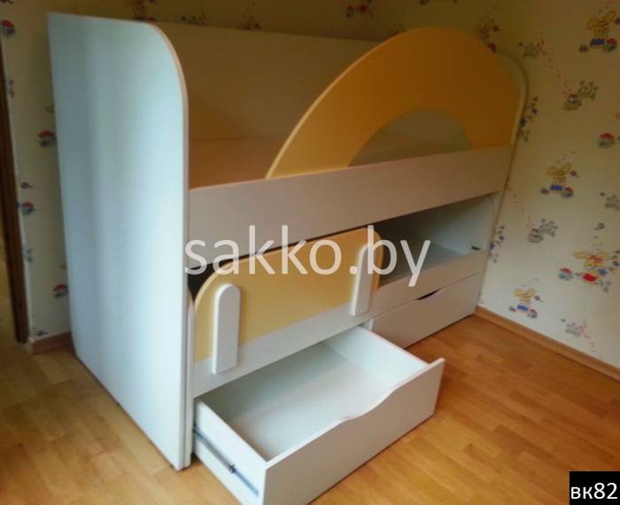 Детские кровати выкатные в Минске с выдвижными шуфлядами, фотография 9