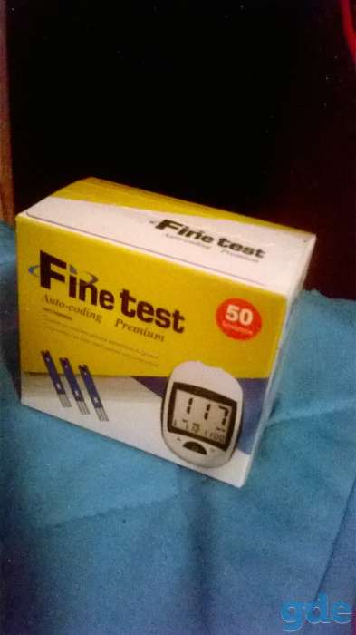 Тест-полоски к глюкометру Fine test, фотография 3