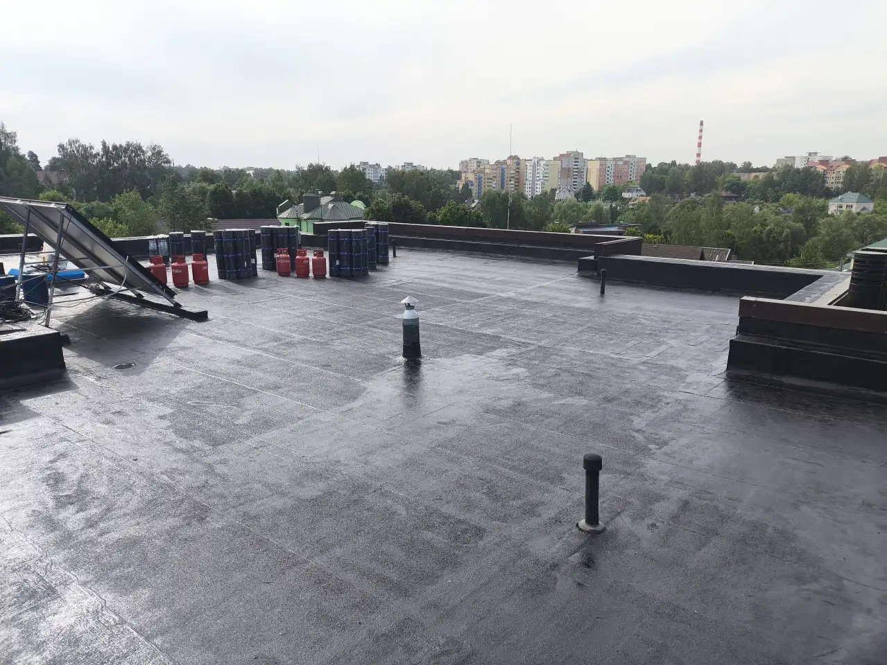 Кровельные работы, ремонт наплавляемой кровли, фотография 10