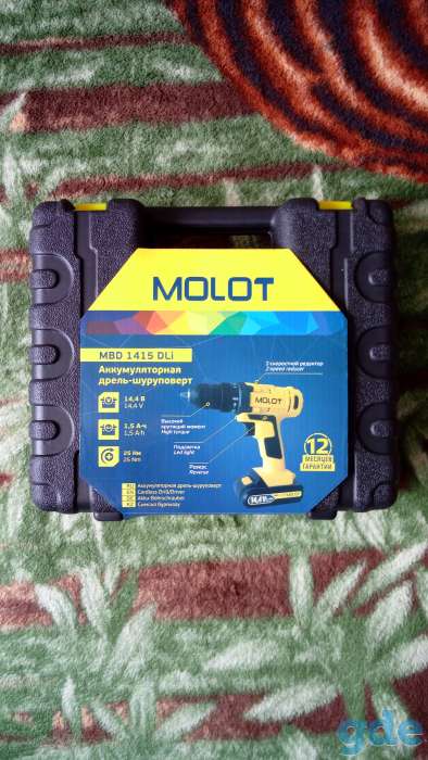 Продам шуруповерт аккумуляторный MOLOT MBD 1415 DLi, фотография 4