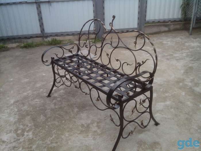 Ковка. Заборы,калитки, ворота, козырьки, лавки и др., фотография 12