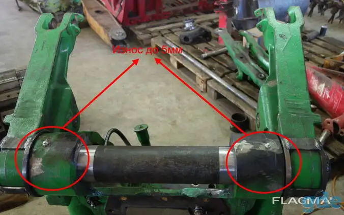 Ремонт деталей навески тракторов John Deere, Fendt и др., фотография 1