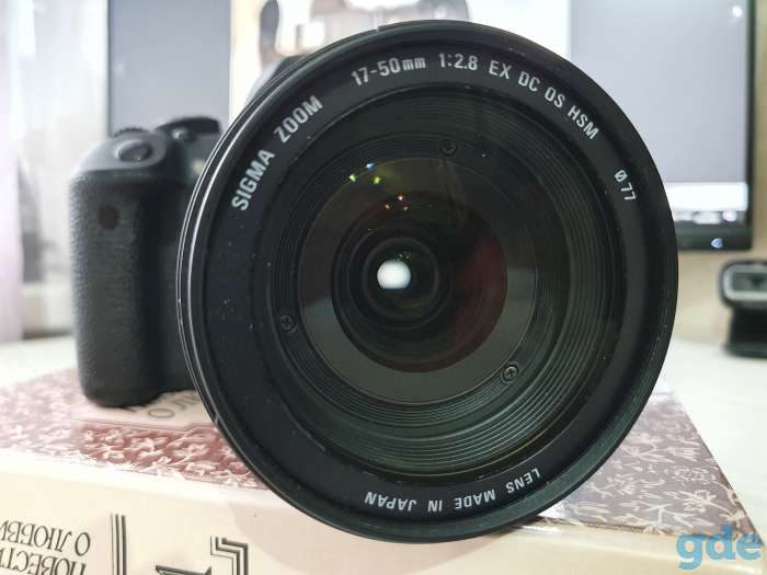 Продам фотоаппарат canon+ объектив sigma 17-50mm f2.8 ex hsm, фотография 1