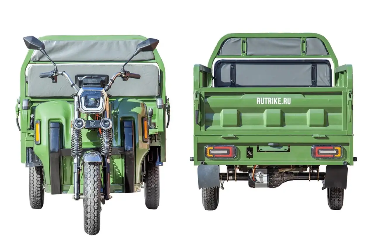 Грузовой электротрицикл rutrike маяк 1600 60v1000w, фотография 7