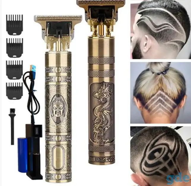 Беспроводной триммер для бороды, усов и арт –рисунков Hair Trimmer professional, фотография 1