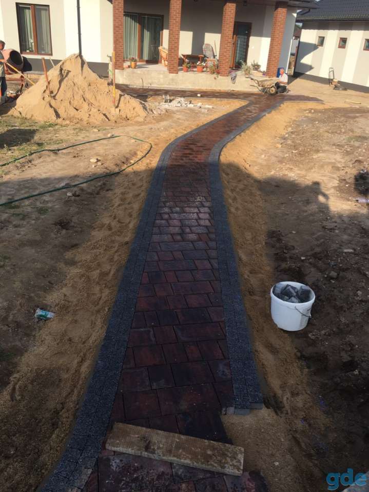Укладка тротуарной плитки, фотография 8