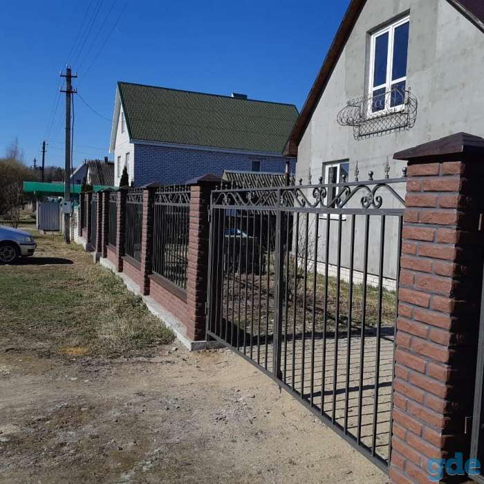 Забор из наборных блоков(Кирпич) в Могилеве, фотография 2