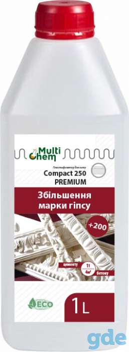 Compact-250 Premium для гипса концентрат. Пластификатор для гипса, фотография 1