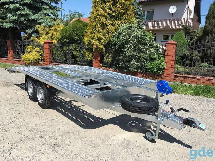 Новый польский прицеп автовоз 465*210-3000кг, фотография 1