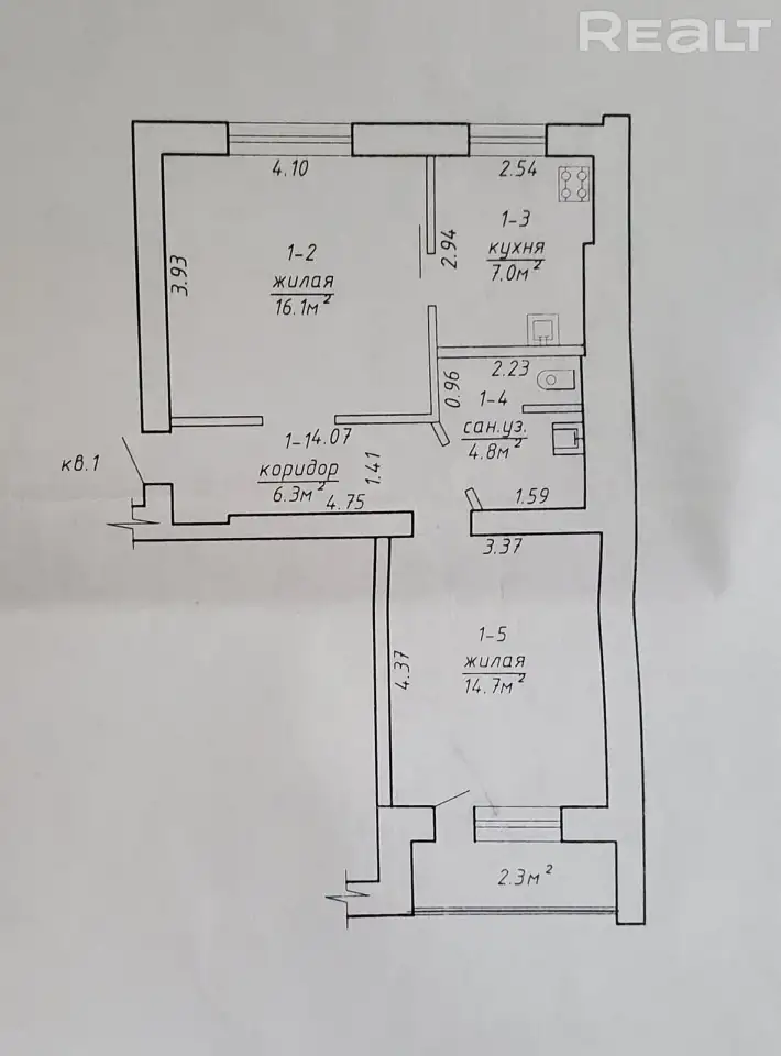 продам квартиру, Суворова 25а, фотография 14