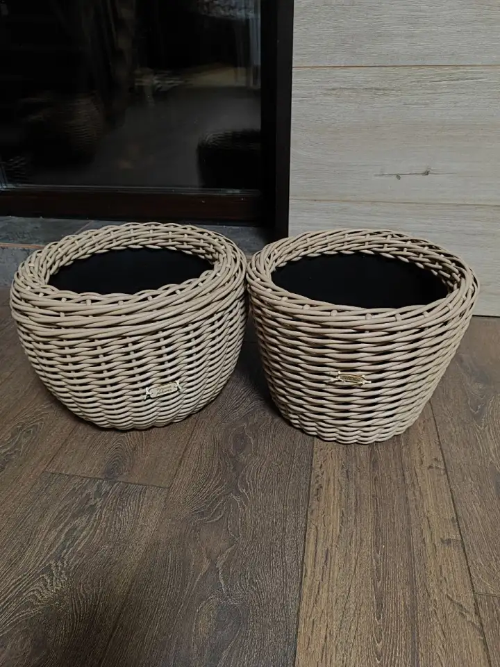 Кашпо из ротанга, фотография 2
