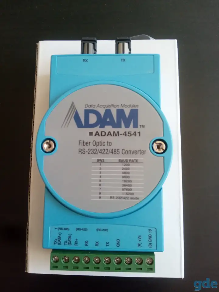 Advantech ADAM 4541 - Модуль сопряжения RS-232/422/485 с многомодовой ВОЛС, фотография 1