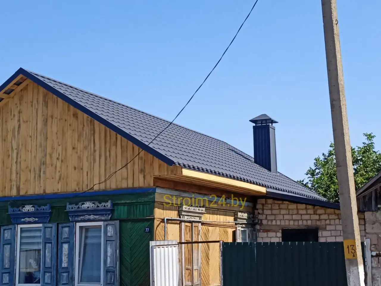 Замена шифера на металлочерепицу, фотография 2
