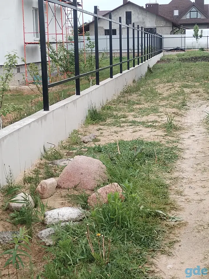 Фундамент под забор, фотография 12