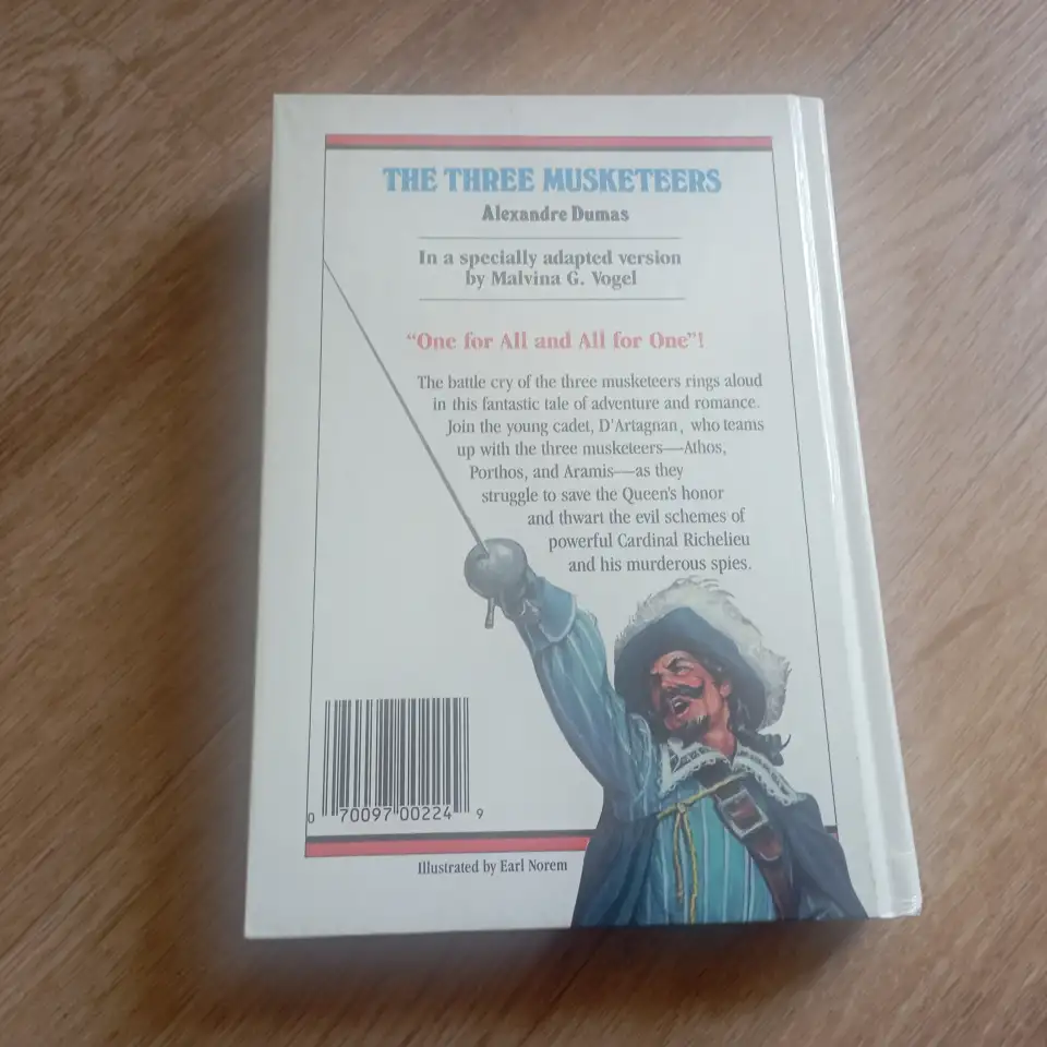 Книга Три Мушкетера (на английском, Нью-Йорк), фотография 7
