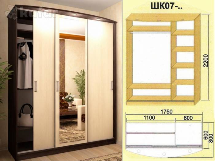 продам шкафы купе новые в упаковке с доставкой, фотография 4