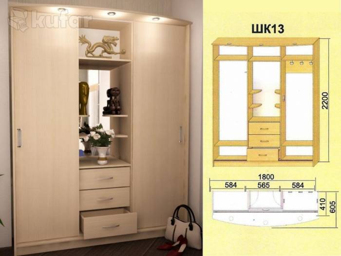 продам шкафы купе новые в упаковке с доставкой, фотография 6