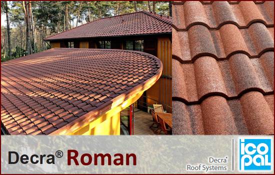 Композитная черепица Decra Roman, фотография 1