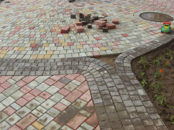 Тротуарная плитка , бордюрный камень , Голландский кирпич, фотография 3