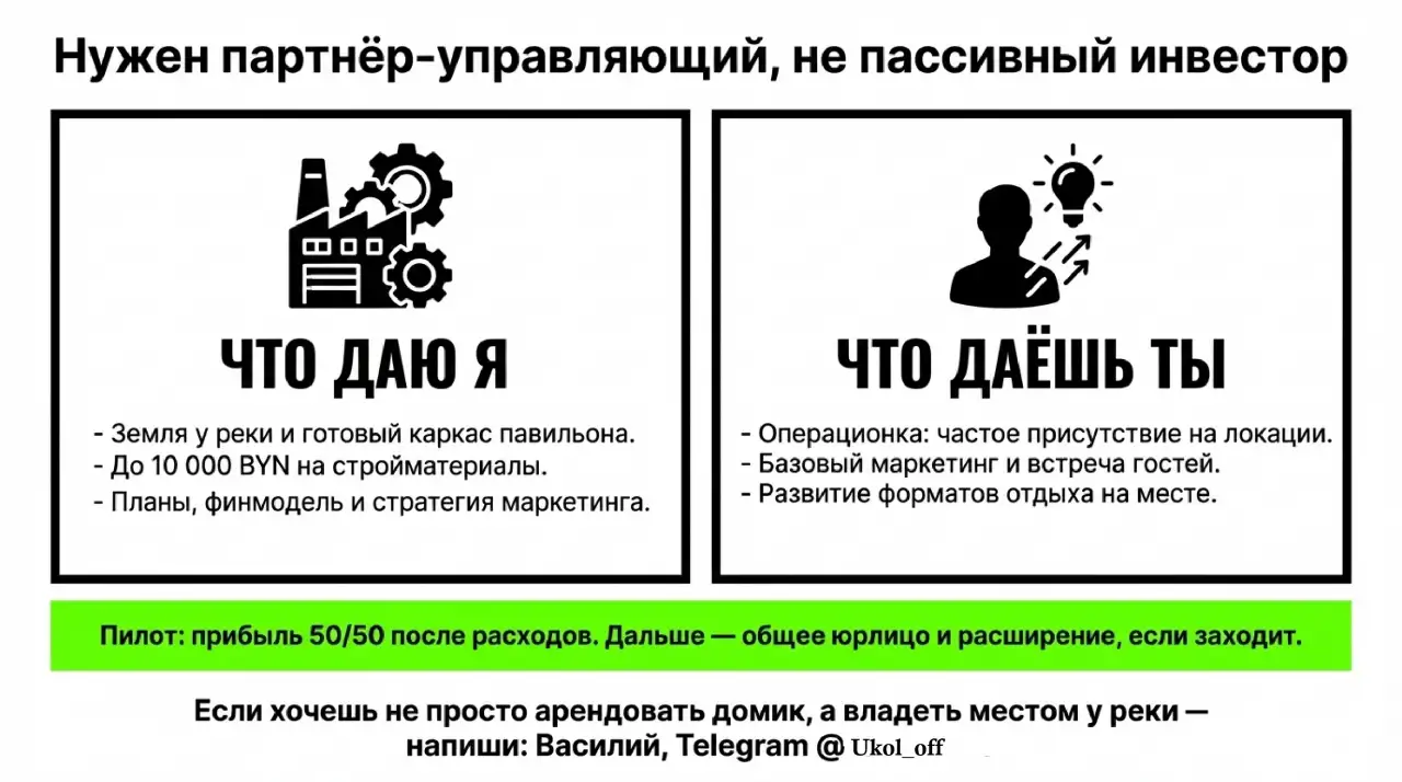 Партнёр управляющий в турпроект (глэмпинг/агротуризм, Гомельский р н), фотография 4