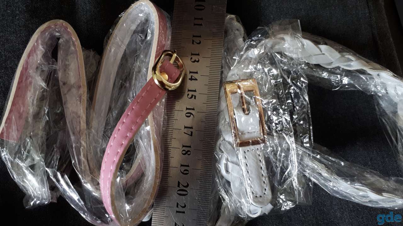 Ремень детский на пояс до 75 см талия 80 х 1.2 см экокожа., фотография 2