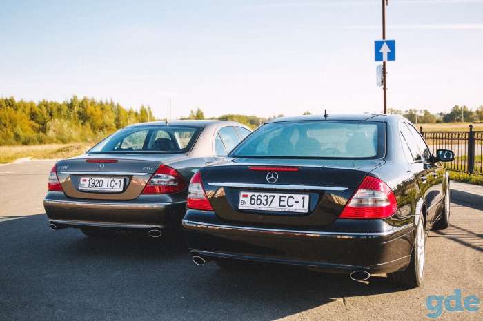 Свадебный кортеж Mercedes-Benz E-CLass, фотография 1