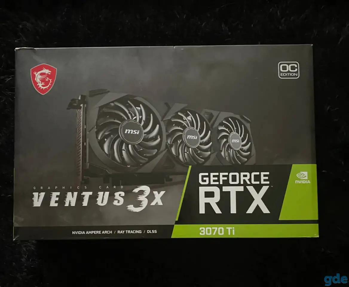 Видеокарта MSI GEFORCE RTX 3070 Ti VENTUS З X, фотография 2
