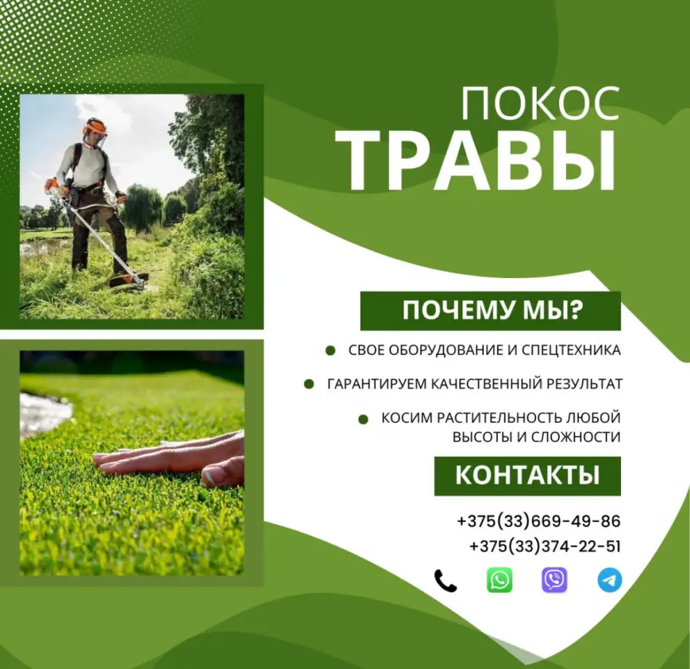 Покос травы, фотография 1