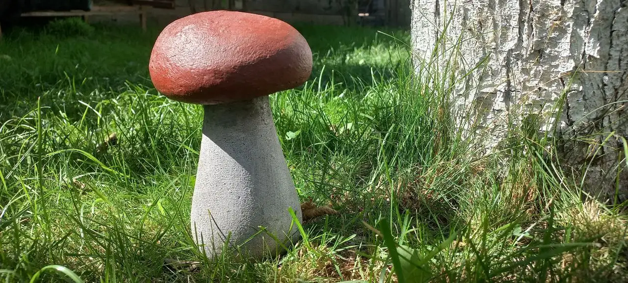 садовая фигурка грибок, фотография 4