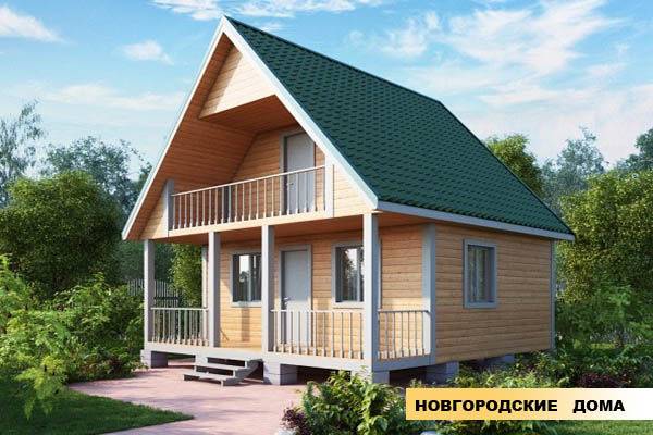 Дом из бруса 6х6, фотография 1