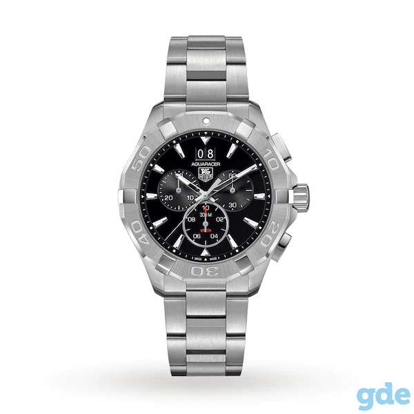 TAG HEUER Aquaracer 43mm Quartz Chronograph Mens Watch CAY1110.BA0927, фотография 1