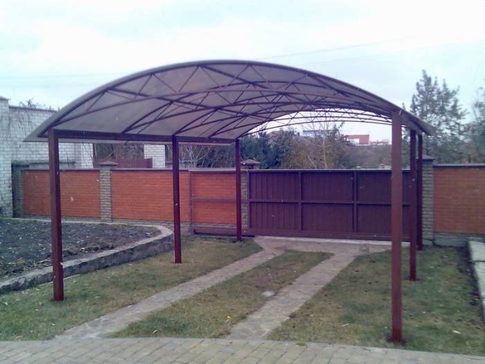 Кованые навесы и козырьки, фотография 3