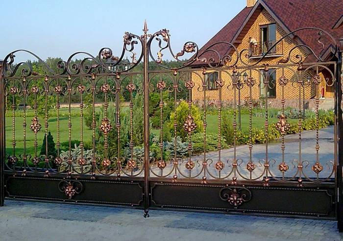 Кованые ворота и калитки, фотография 4