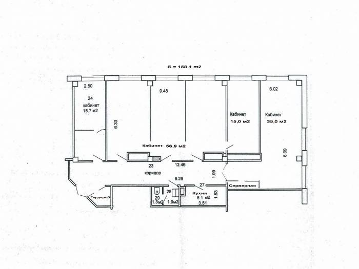 Сдаётся офис в Бизнес центре «GREEN PLAZA», пр. Победителей, 89, к.3, каб.24, фотография 7