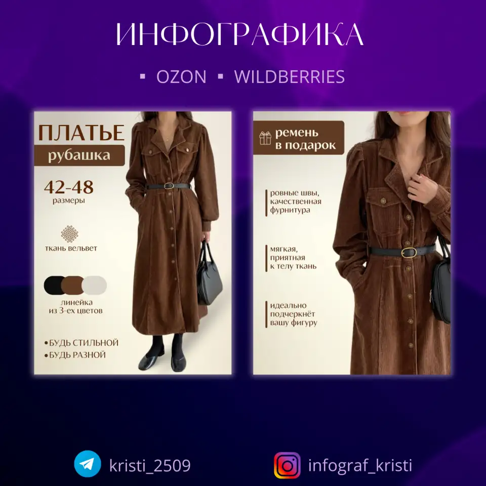 Инфографика, дизайн карточек, фотография 3
