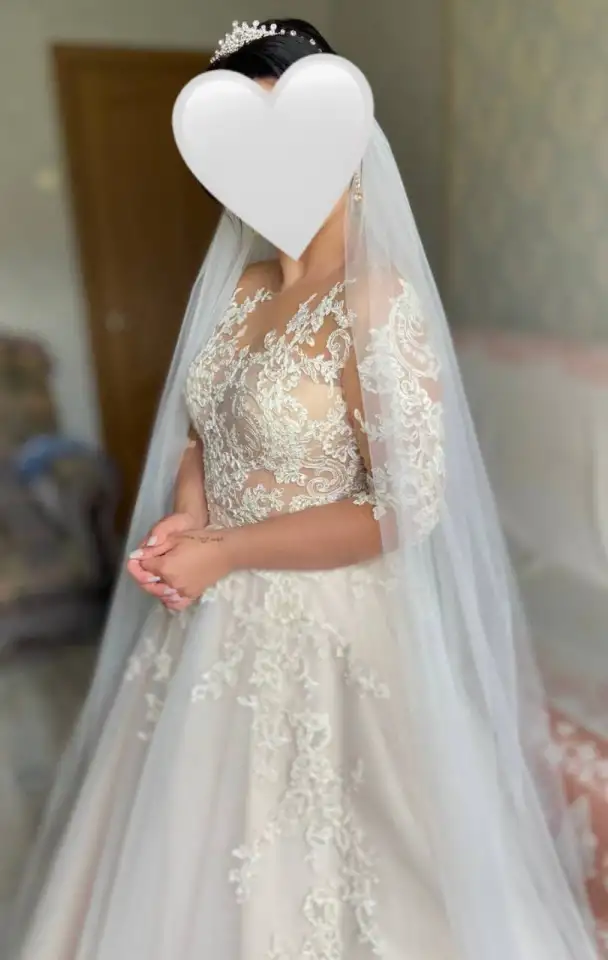 Продам свадебное платье  пеньюар, фотография 2